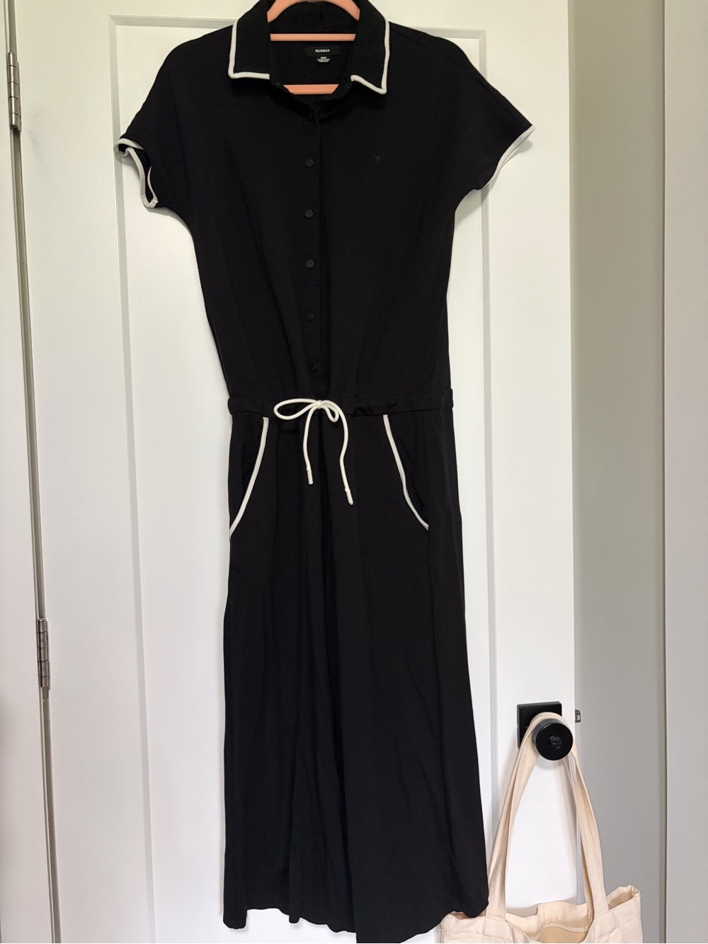 Rudsak Black Romper with White Trim-medium-please read description.